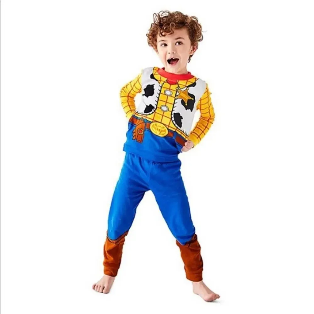 Toy Story Woody Disney pajamas Buzz Lightyear Pj 2T NWT 2 pr bundle
